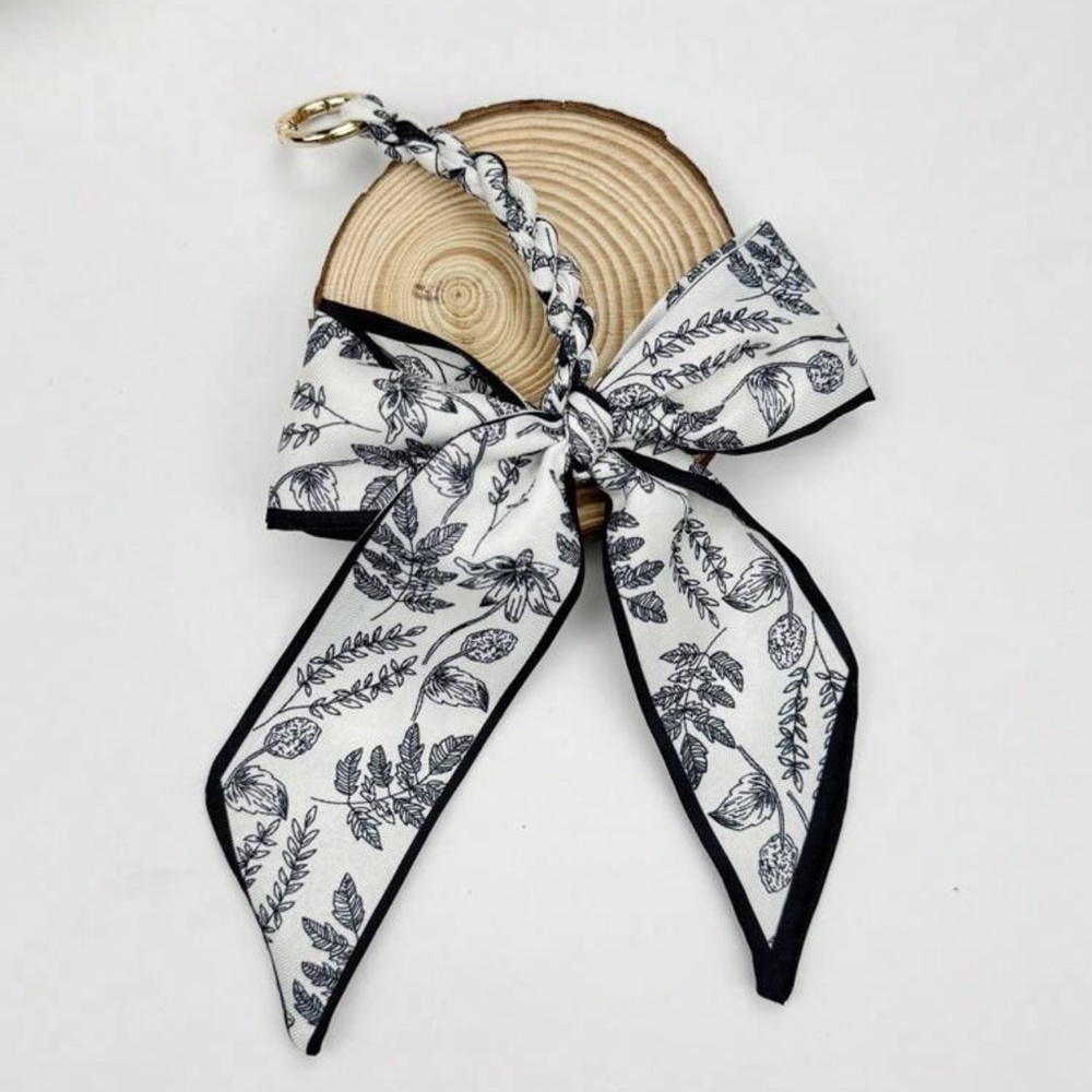 New purse bow keychain charm